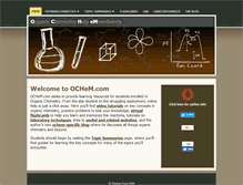 Tablet Screenshot of ochem.com